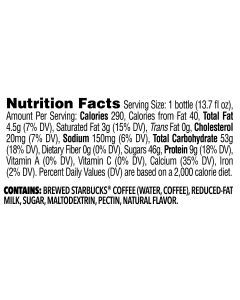 Starbucks Frappuccino Vanilla Chilled Coffee Drink, 13.7 fl oz Bottle