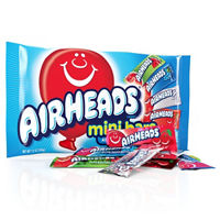 Airheads Mini Candy Bars, Taffy Candy Variety Pack,