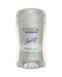 Secret Clinical Strength Antiperspirant & Deodorant Gel, Completely Clean, 1.6 oz
