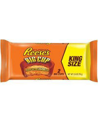 Reese's® King Size Big Cup Peanut Butter Cups ,2.8 oz Pack