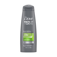 Dove Men + Care Fortifying Fresh and Clean 2-in-1 Shampoo and Conditioner with Caffeine, 12 fl. oz.