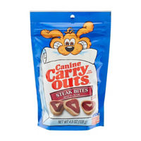 Canine Carry Outs Steak Bites Beef Flavor Dog