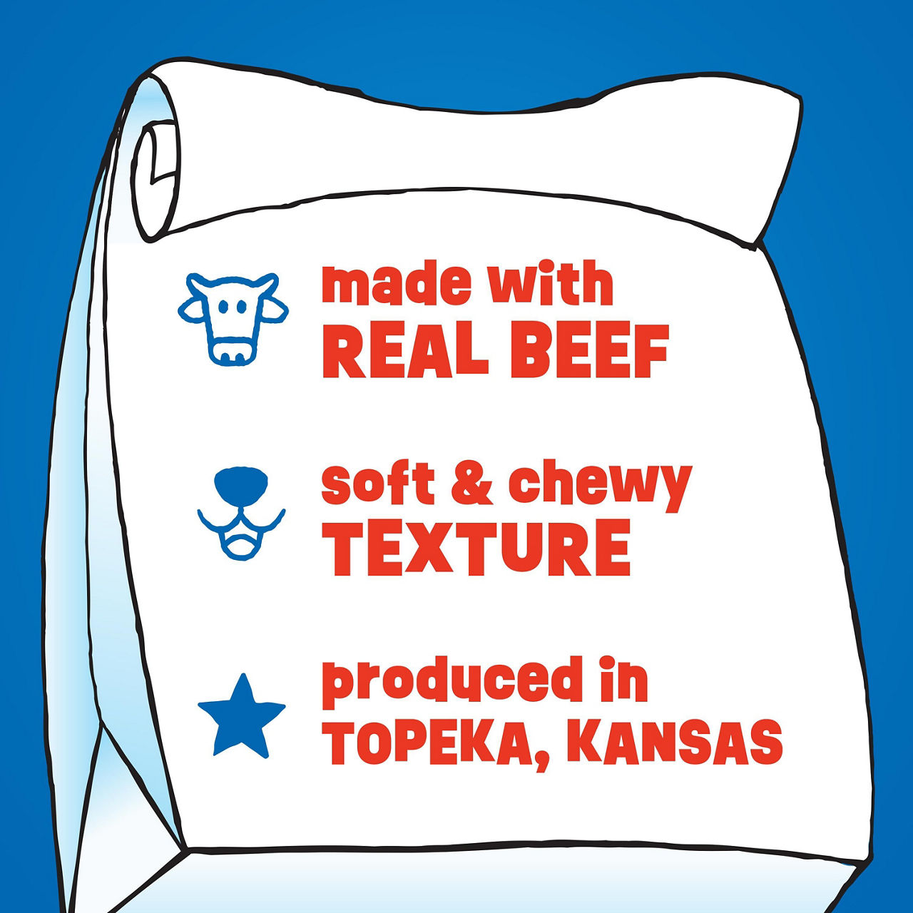 Canine Carry Outs Steak Bites Beef Flavor Dog Treats, 4.5oz Bag