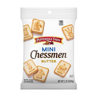 Pepperidge Farm Chessmen Minis Butter Cookies, Snack Pack, 2.25 Oz