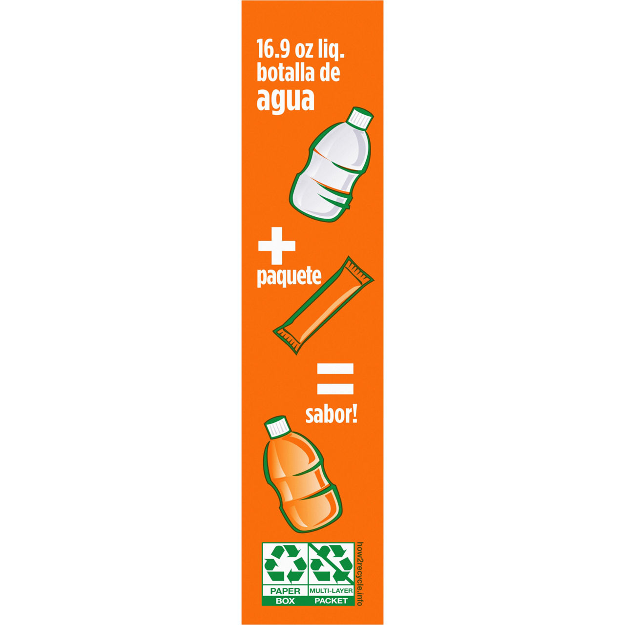 Tang Zero Sugar Orange Naturally Flavored Powdered Soft Drink Mix, 6 ct On-the-Go Packets