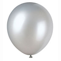 9" Pearlized Latex Balloons, 12 Count, Gold