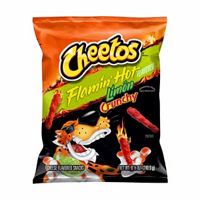 Cheetos Crunchy Flamin Hot Limon Cheese Flavored Snacks, 8.5 oz