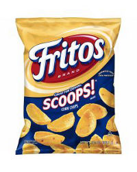 Fritos Scoops Corn Chips 9.25 Oz Bag