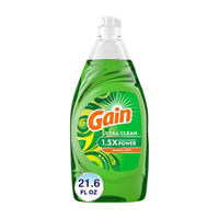 Gain Ultra Dish Soap, Dishwashing Liquid, Original, 21.6 fl oz
