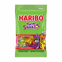 Haribo Twin Snakes Gummi Candy Bag, 3.5 oz