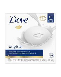 Dove Beauty Bar with Deep Moisture, Original, 10 ct