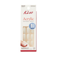 KISS Acrylic Natural Nails - 'Fetch' - 24 Pieces
