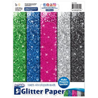 ArtSkills 9" x 12" Sparkle Craft Glitter Paper,