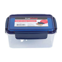 True Living Snap Lid Large Food Storage Container