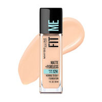 Maybelline Fit Me Matte + Poreless Liquid Foundation Makeup, Ivory