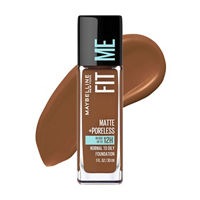 Maybelline Fit Me Matte + Poreless Liquid Foundation Makeup, Deep Golden
