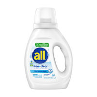 all Liquid Laundry Detergent, Free Clear, 30 Fluid Ounces, 24 Loads