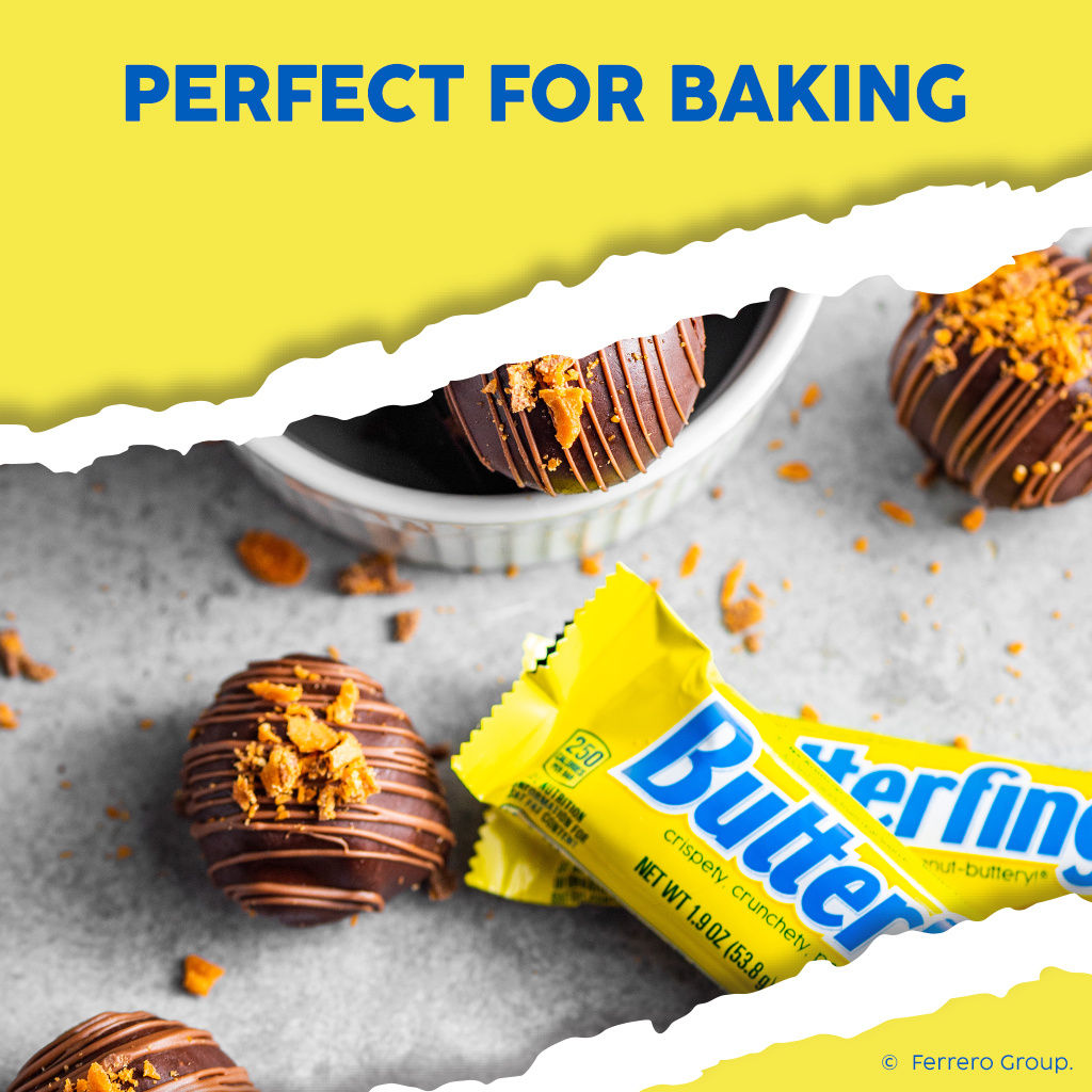 Butterfinger Minis Candy Bars, Crispety Crunchety Peanut-Buttery, Individually Wrapped, 2.8 oz Bag