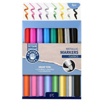 ArtSkills Crafter's Closet Metallic Markers, Classics, 8 ct