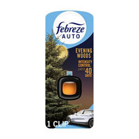 Febreze Auto Air Freshener Vent Clip, Evening Woods