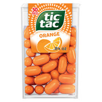 Tic Tac Orange, On-the-Go Pocket-Sized Mints, 50 pieces, 0.84 oz Single Pack