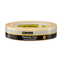 Pro Essentials Masking Tape, 1 in x 50 yd