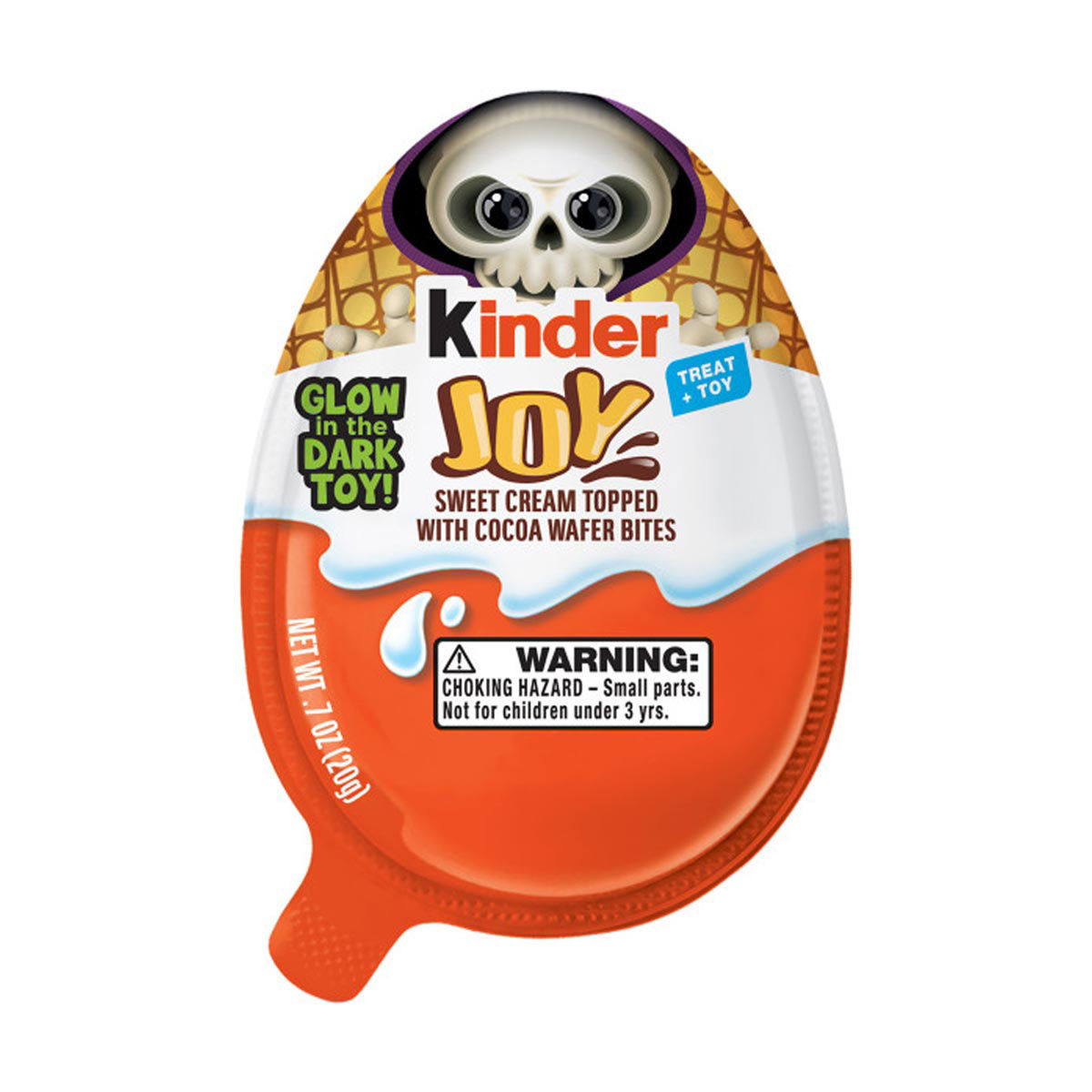 Kinder Joy Halloween Glow in the Dark Toy! 0.7 oz, Assorted