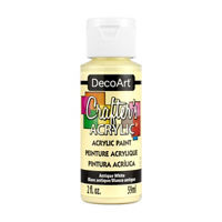 Crafter's Matte Acrylic Paint, 2 oz., Antique White
