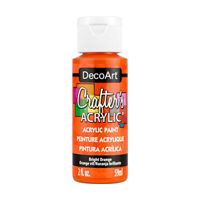 Crafter's Matte Acrylic Paint, 2 oz., Bright Orange
