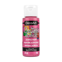 Crafter's Matte Acrylic Paint, 2 oz., Party Pink