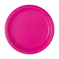 321 Party! Hot Pink Party Plates, 9 in, 16 ct