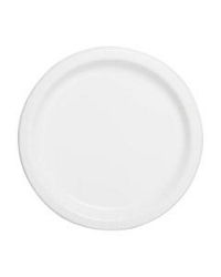 321 Party! White Party Plates, 9 in, 55 ct
