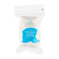 Studio Selection Travel Size Premium Cotton Rounds, 30 ct