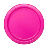 321 Party! Hot Pink Party Plates, 7 in, 16 ct