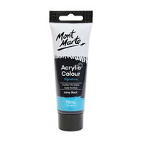 Mont Marte Studio Acrylic Paint, 75ml, Black