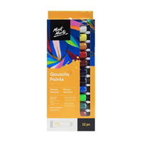 Mont Marte Gouache 12ml, 12 Pieces
