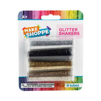 Make Shoppe Glitter Shakers, 4 Count, 0.25oz/each