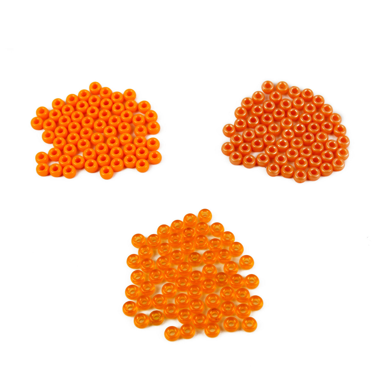 Make Shoppe Pony Beads, Orange, 1.8oz