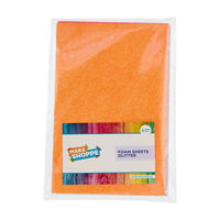Make Shoppe Glitter Foam Sheets, 6x9 in, 5