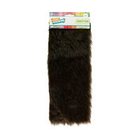 Make Shoppe Fur Brown, 4.5 X 12Inch, 1
