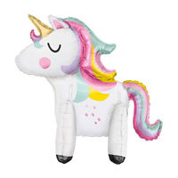 30" Giant Foil Unicorn Balloon Centerpiece