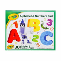 Crayola Alphabet & Number Pad, Tracing Worksheets, 30 Pages