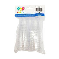 321 Party! Clear Party Cups, 24 Count