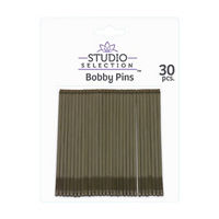 Studio Selection Bobby Pins Brown, 30 ct