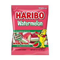 Haribo Watermelon Gummy Candy, 3.1 oz.