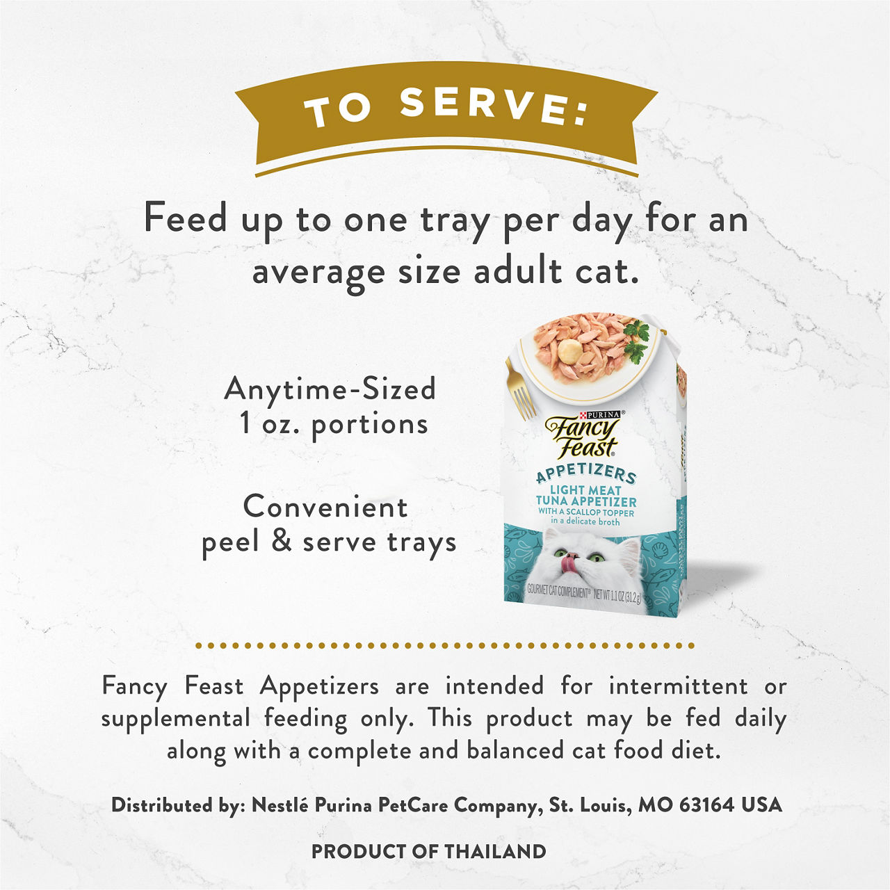 Purina Fancy Feast Appetizers Lickable Grain Free Wet Cat Food Topper Light Meat Tuna Appetizer with Scallop