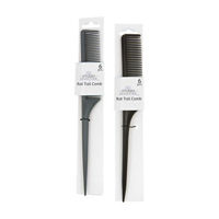Studio Selection Rat Tail Comb, 2 Assorted Colors