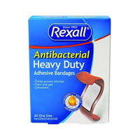 Rexall Heavy Duty Antibacterial Bandages, 20 ct