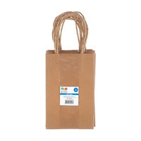 Gift Bags, Brown, 10 Pack