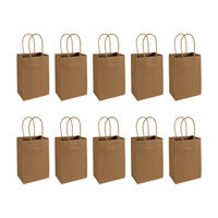 321 Party! Brown Gift Bags, 10 ct